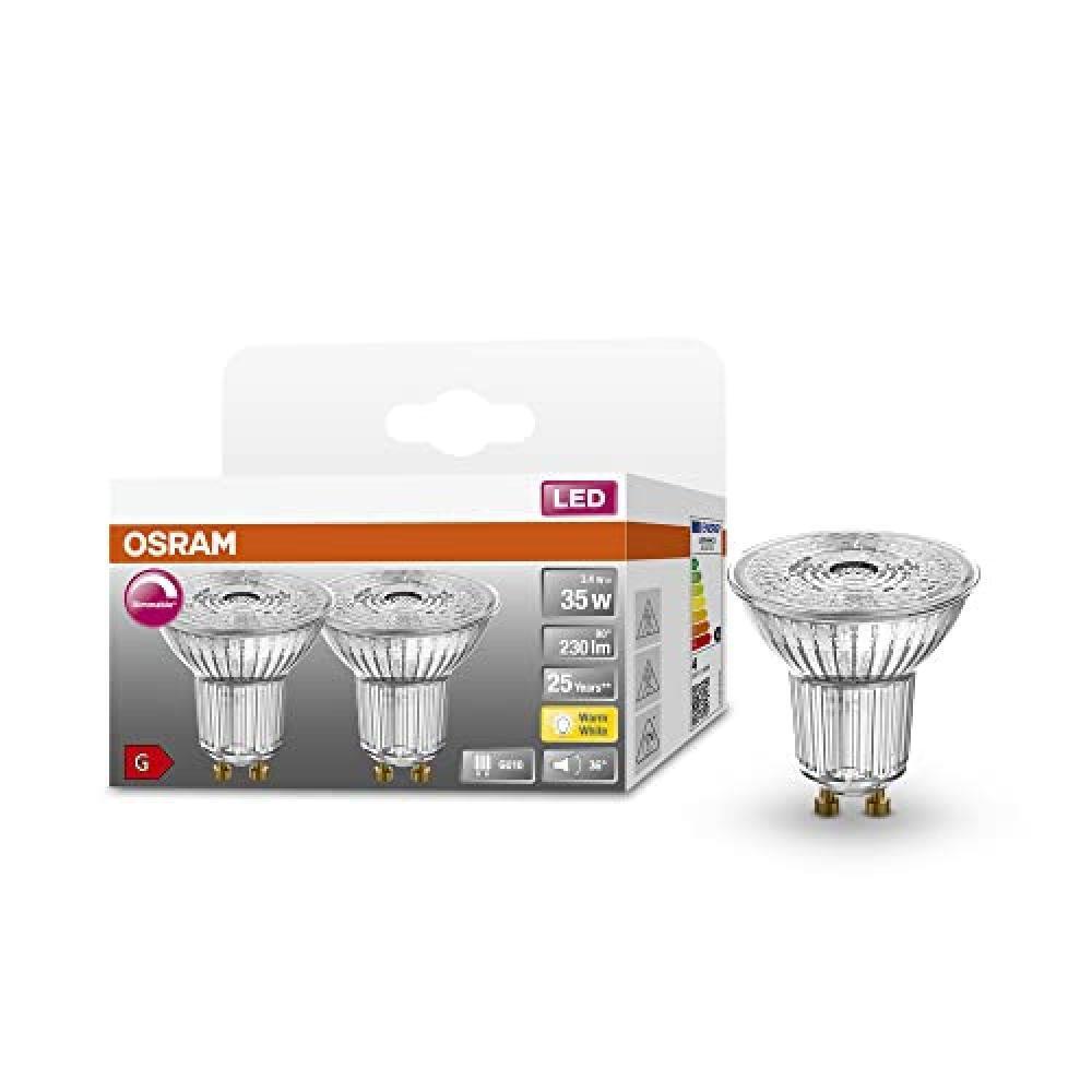 (TG. Confezione multipla) OSRAM Riflettore a stella Lampada LED, GU5.3-base vetr
