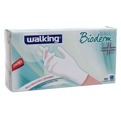 Guanti monouso Walking 010336 BIODERM Bianco