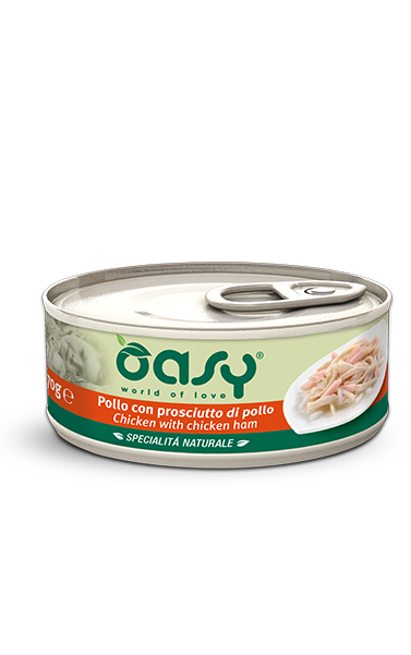 Oasy Specialità Naturale • Pollo Con Prosciutto Di Pollo 70 g