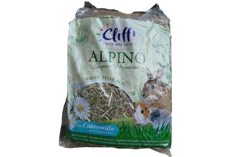 Cliffi fieno Alpino per roditori e Conigli alla Camomilla 500 gr