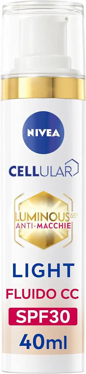 NIVEA Cellular Luminous630 Fluido CC SPF 30 40ml Crema Colorata Viso