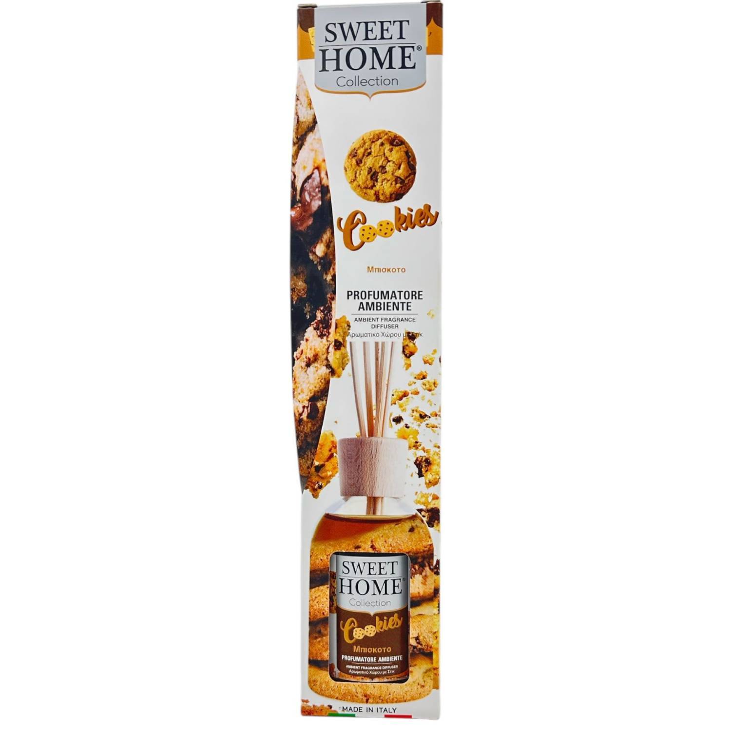 Sweet Home Collection Profumatore Ambiente Cookies Con Bastoncini