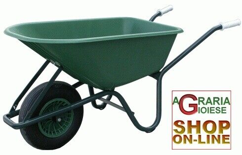12788 CARRIOLA 100-VERDE VASCA PLASTICA 100LT