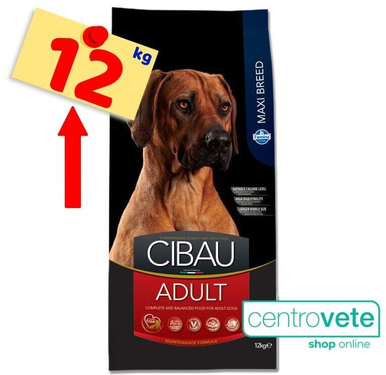 Farmina CIBAU Adult Maxi  12 kg → Crocchette per cani a base di Pollo e Riso