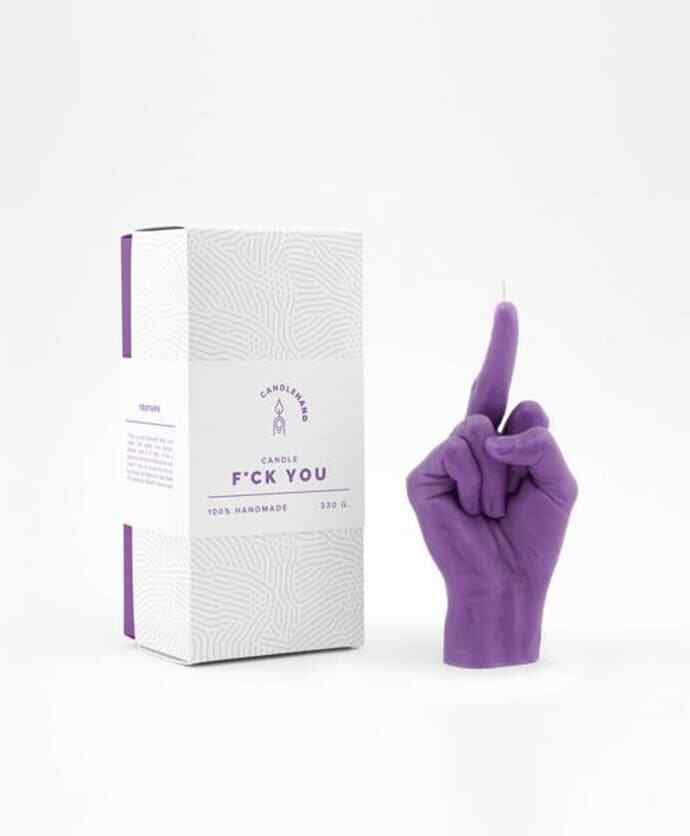 CANDLEHAND F*CK YOU PURPLE