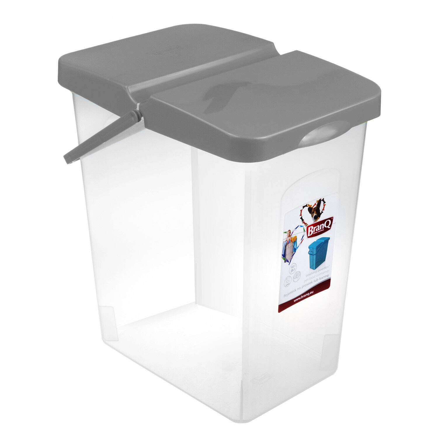 Contenitore universale 10L BranQ plastica grigia 1311
