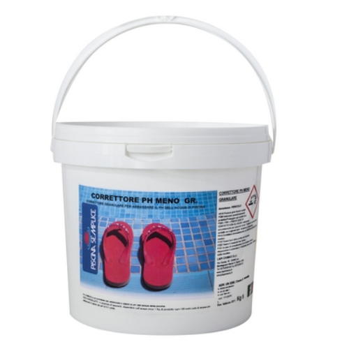 CORRETTORE PH "MENO" GRANULARE PER PISCINE 1,5 Kg LAPI