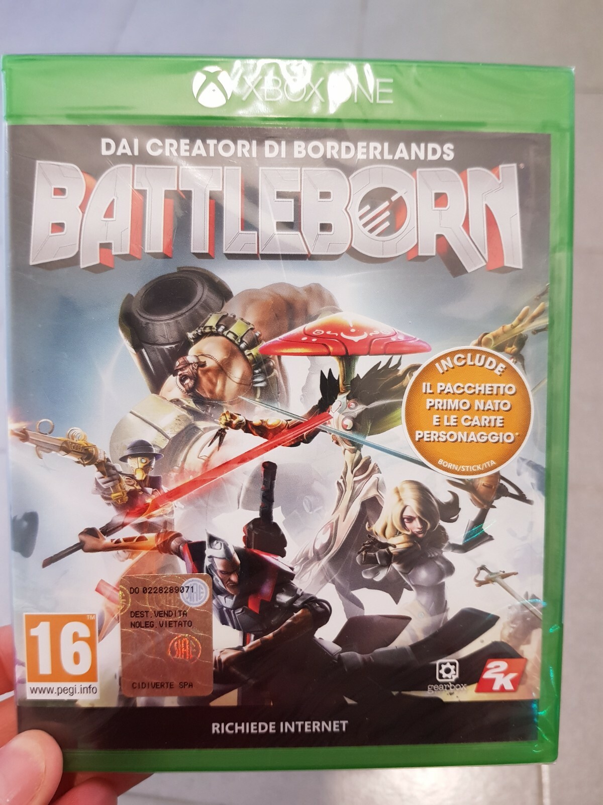 BATTLEBORN - XBOX ONE ONE S e X MICROSOFT PAL ITALIANO NUOVO COMPLETO