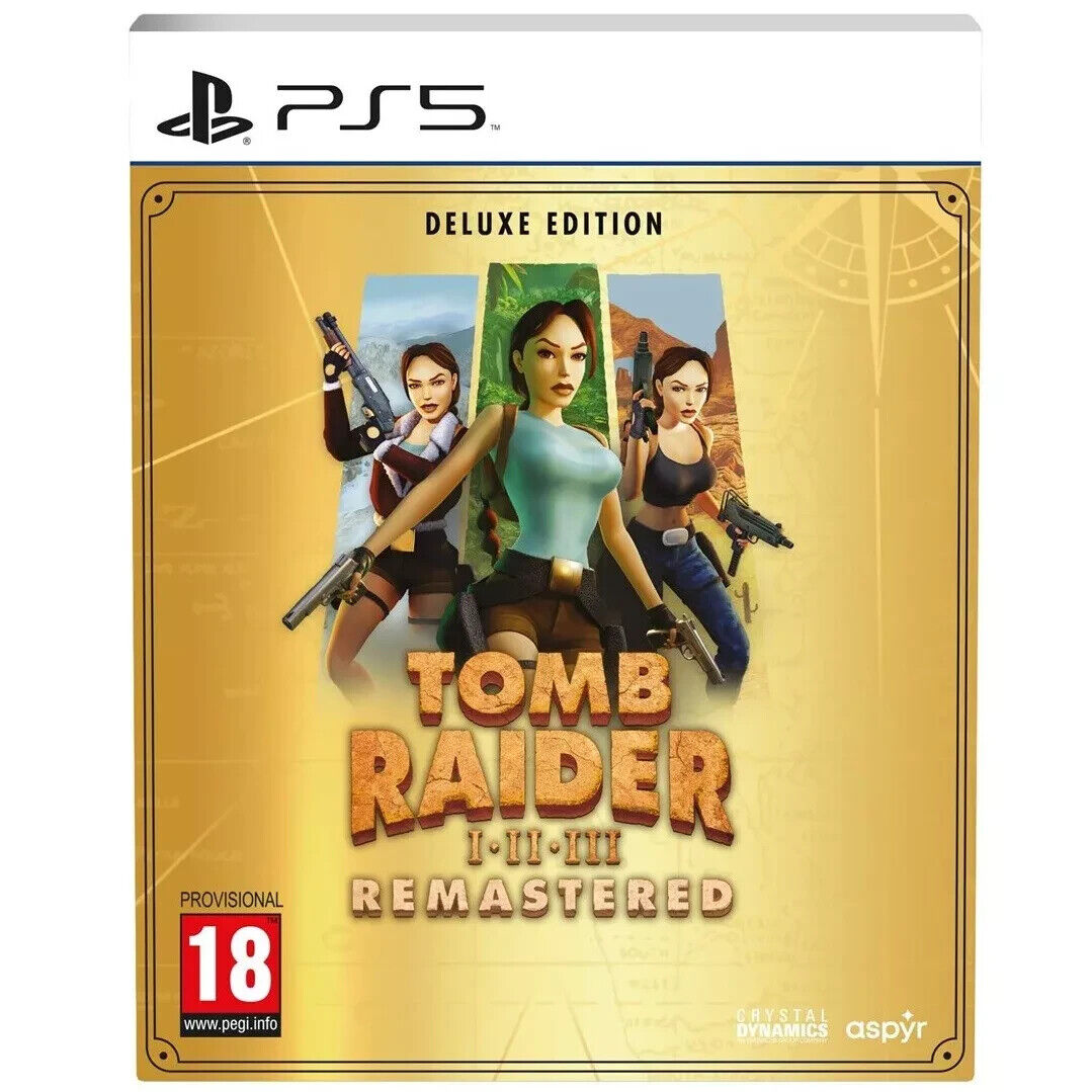 Tomb Raider I-III Remastered Starring Lara Croft (Deluxe Edition)  ps5  ita
