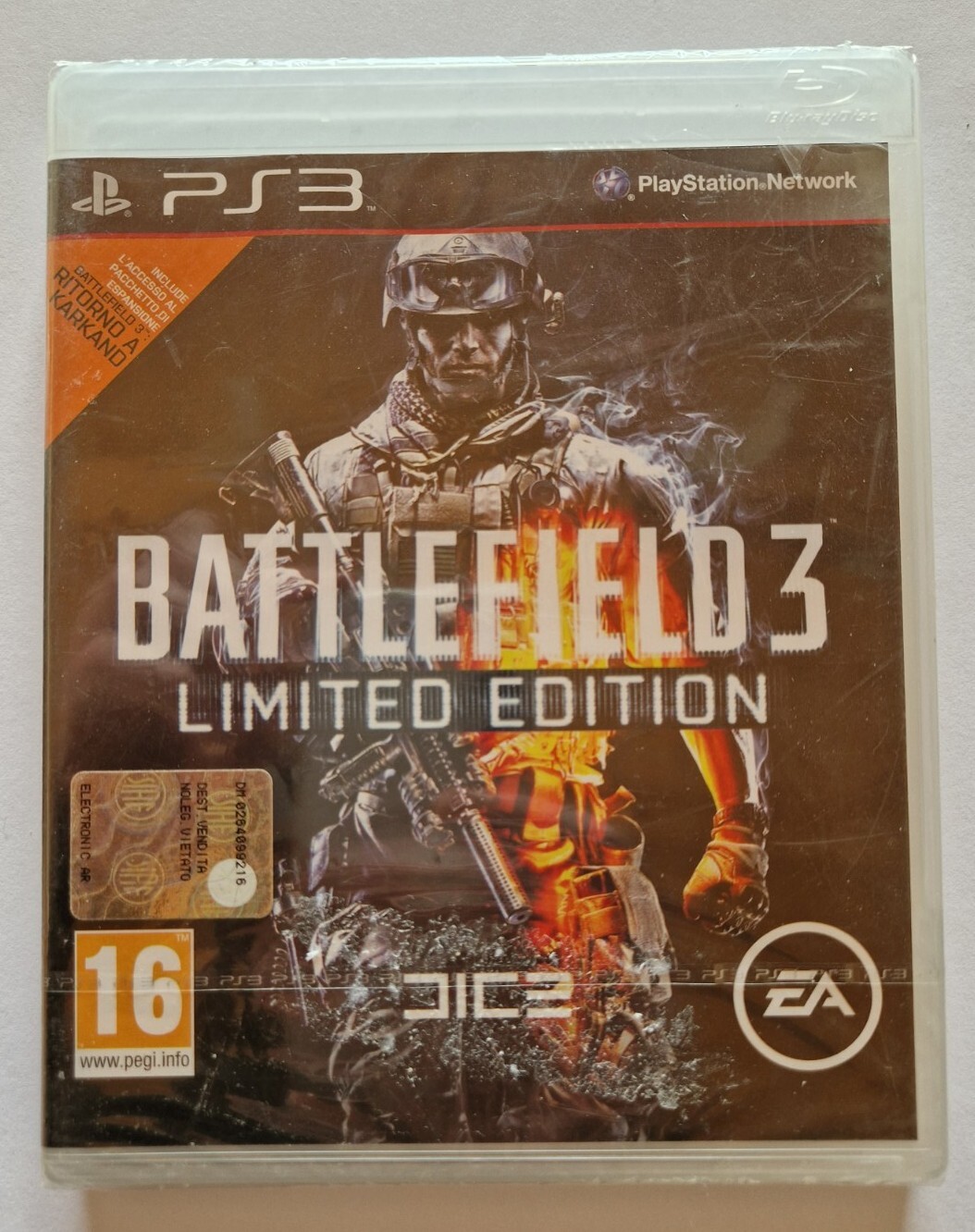 BATTLEFIELD 3 LIMITED EDITION, PLAYSTATION 3, NUOVO SIGILLATO