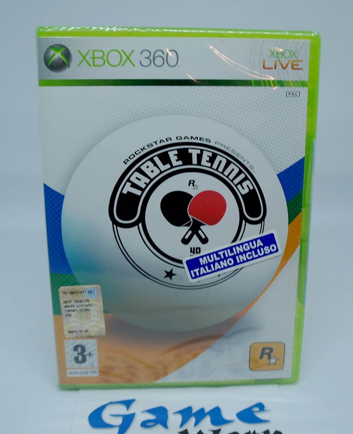 Rockstar Games Table Tennis (360) - UK - NUOVO - SIGILLATO