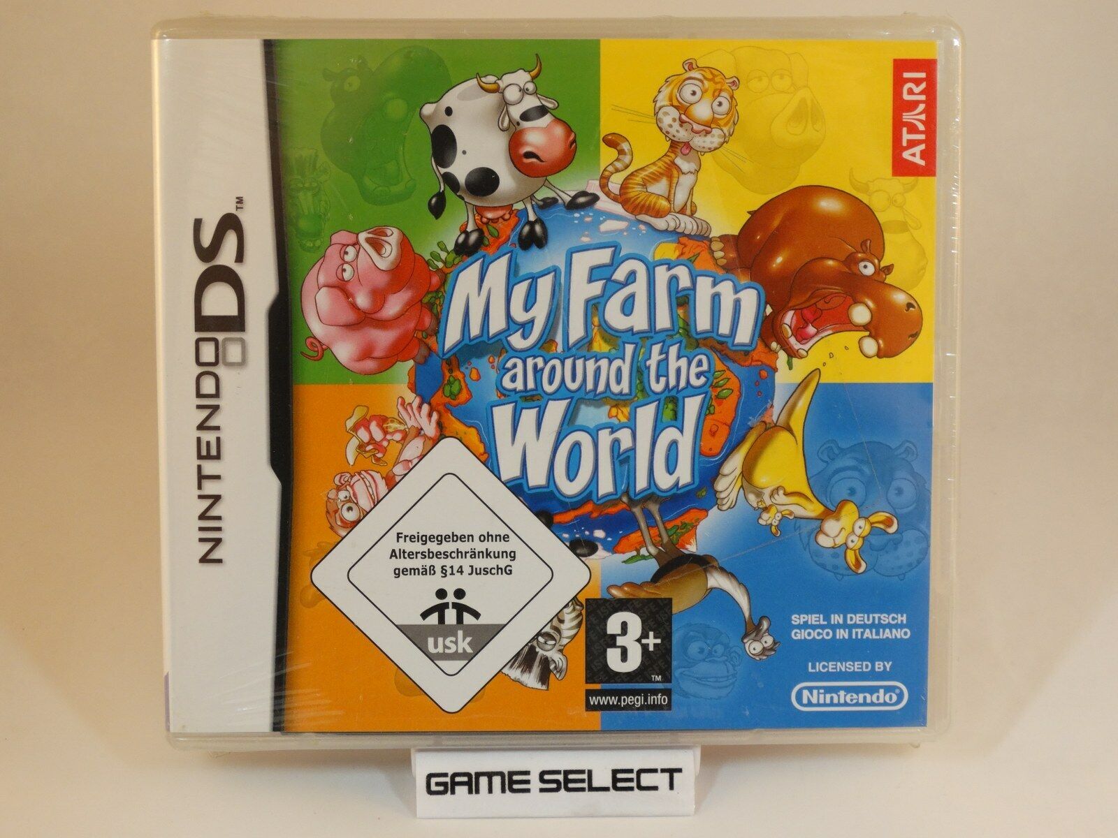 MY FARM AROUND THE WORLD NINTENDO DS 3DS PAL EU EUR ITA ITALIANO NUOVO SIGILLATO