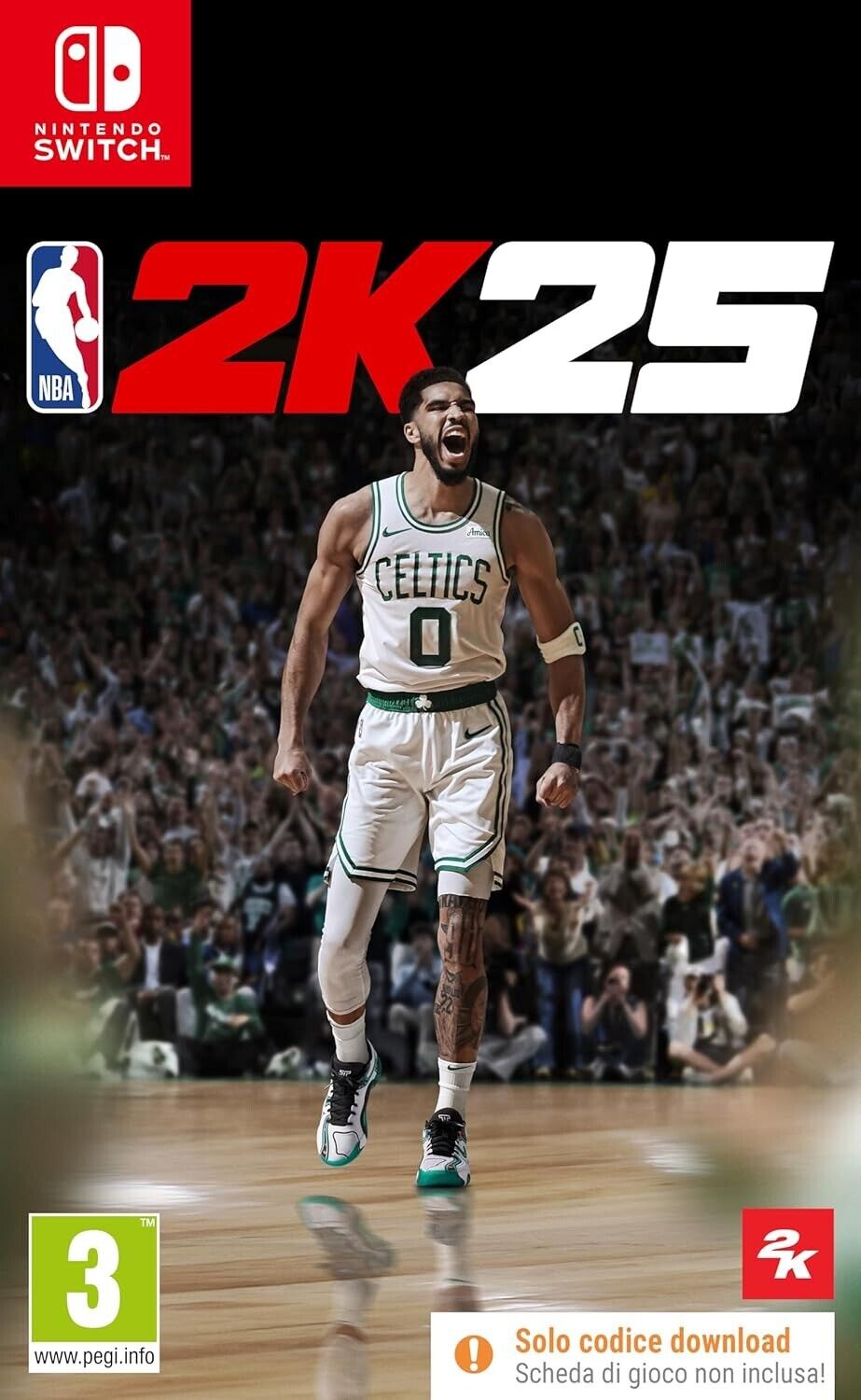 NBA 2K25 - NINTENDO SWITCH NUOVO ITALIANO VIDEOGIOCO COVER CON CODICE