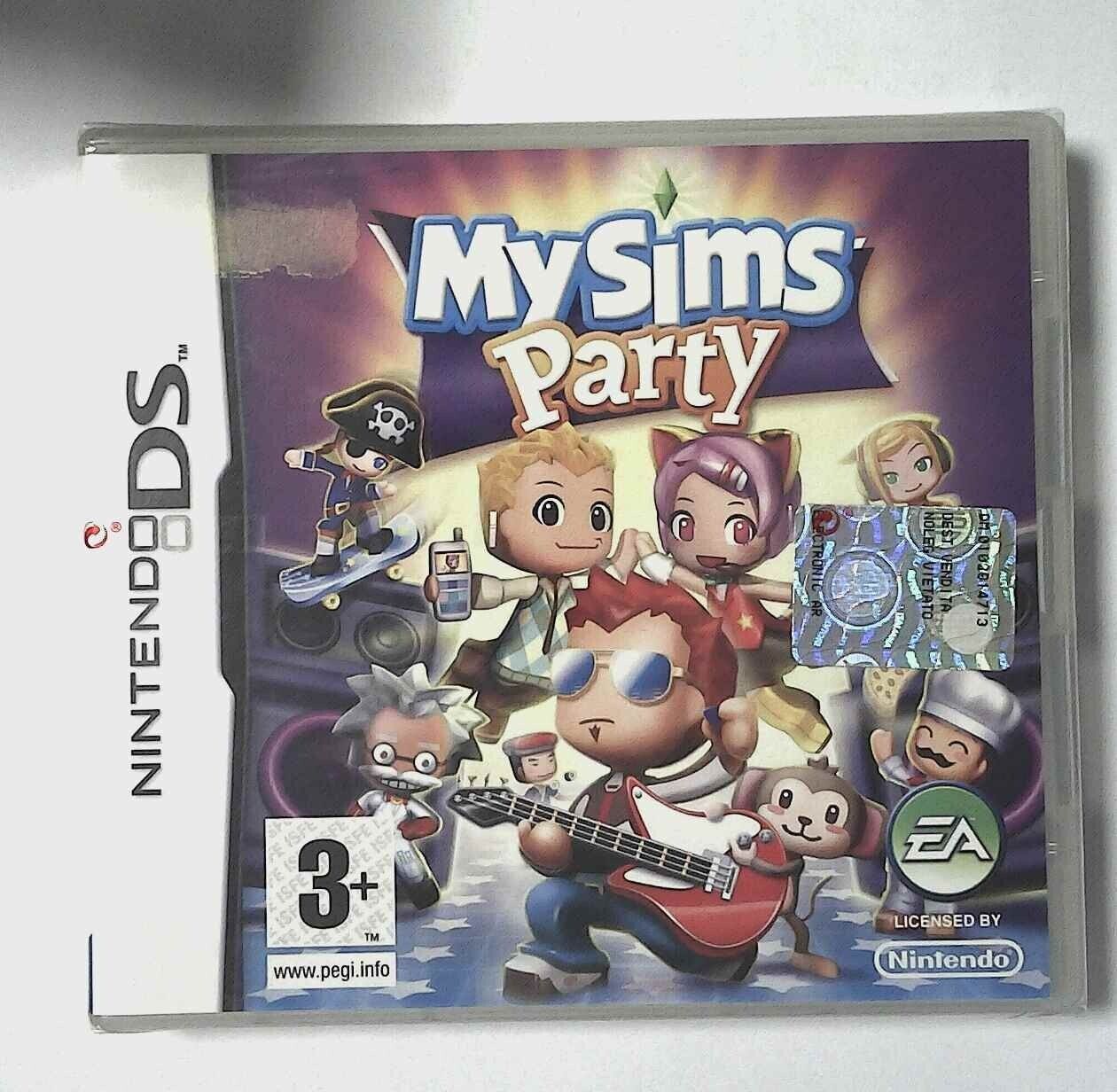 MY SIMS PARTY NINTENDO DS DSi 2DS 3DS NDS PAL ITA ITALIANO NUOVO SIGILLATO