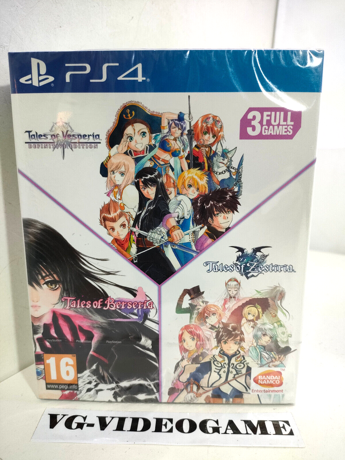 TALES OF VESPERIA + TALES OF BERSERIA + TALES OF ZESTIRIA , PS4, NUOVO
