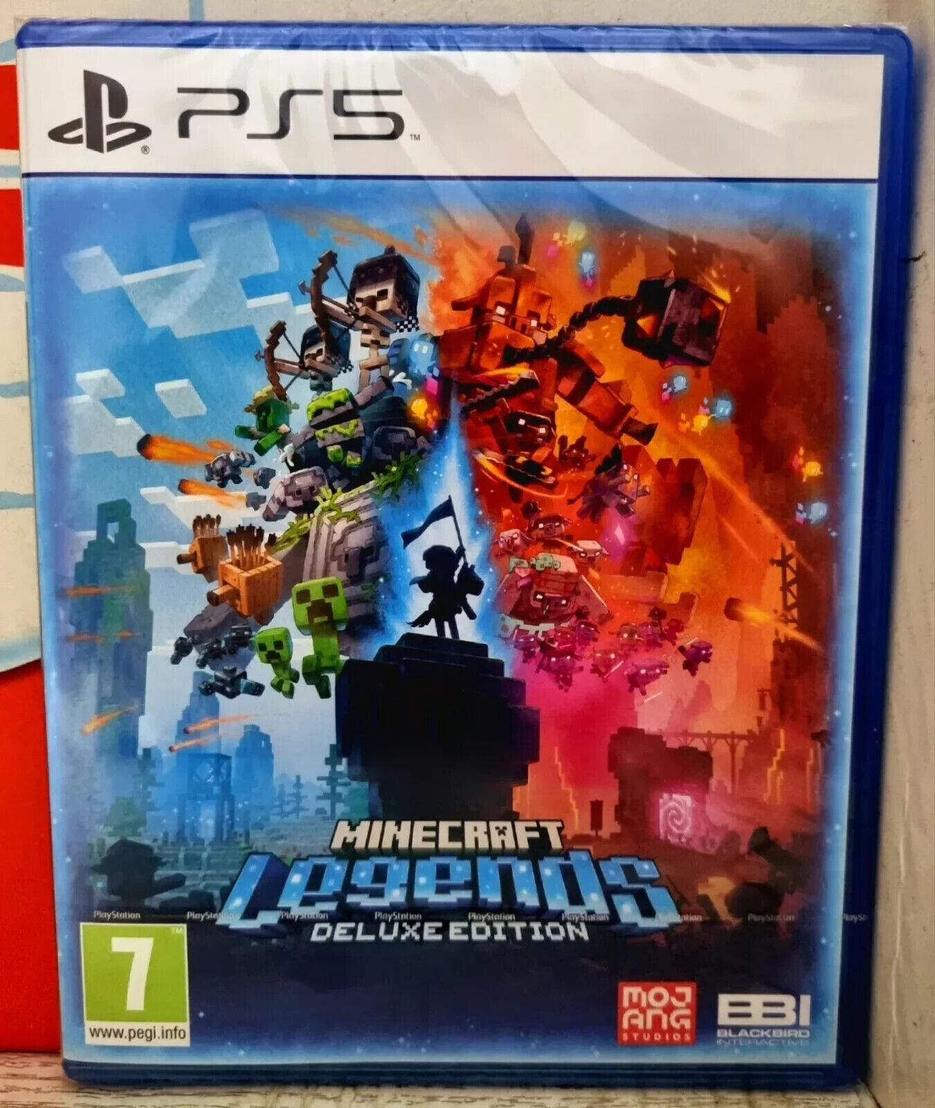 MINECRAFT LEGENDS DELUXE EDITION PS5 PLAYSTATION 5 UK CON ITALIANO IN GAME NUOVO