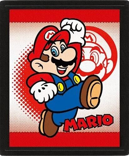 Quadretto Poster Lenticolare 3D - Super Mario Yoshi
