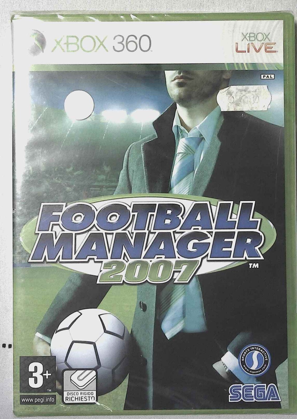 GIOCO XBOX 360 FOOTBALL MANAGER 2007 PAL ITALIANO  NUOVO