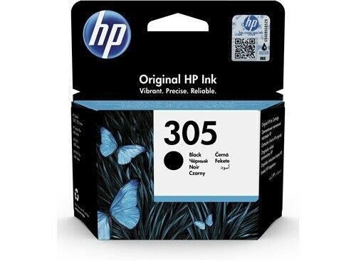 CARTUCCIA HP 305 NERO ORIGINALE 3YM61AE PER  DESKJET 2710,2720,2724 ENVY 6010