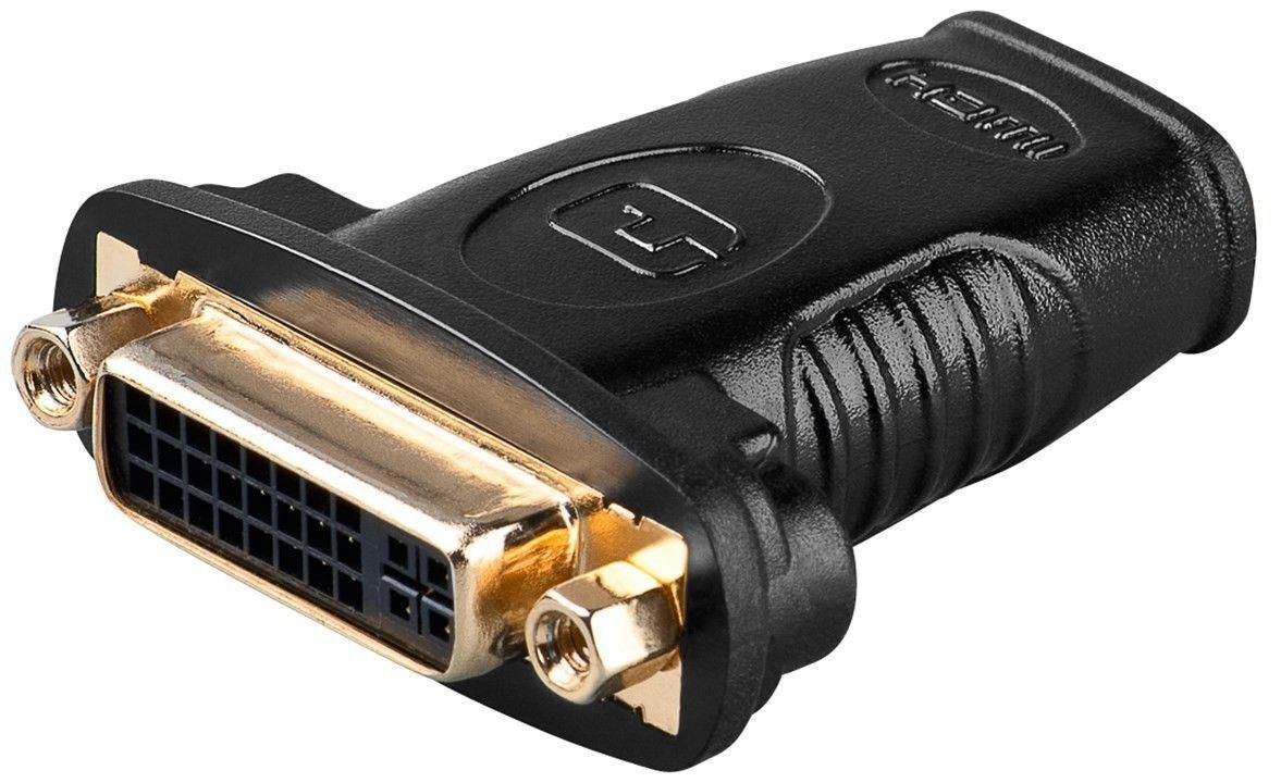 MicroConnect HDMI / DVI-I Adaptor,  HDMI Female-DVI-I 24+5 Female