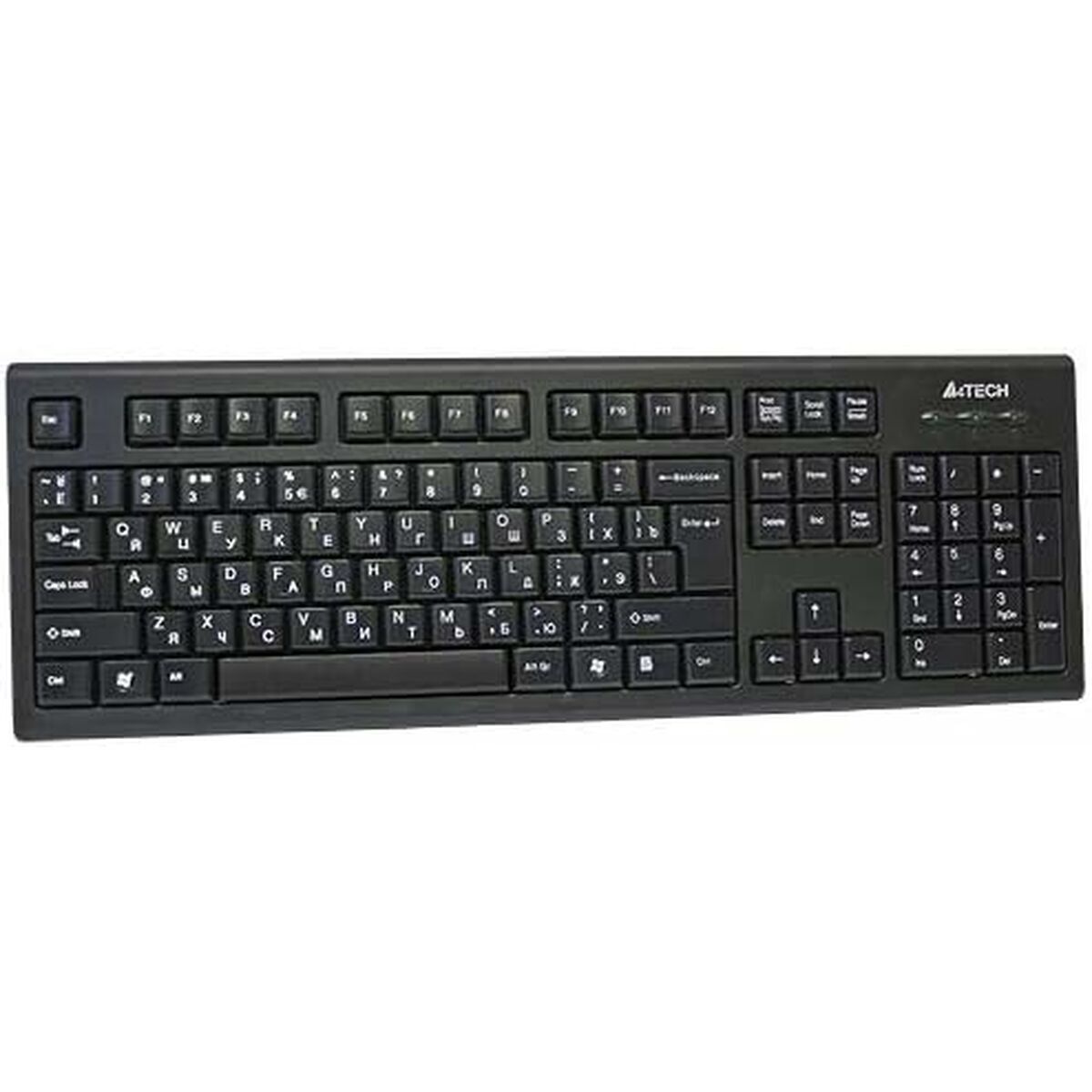 Tastiera A4 Tech KR-85 Nero Inglese EEUU QWERTY