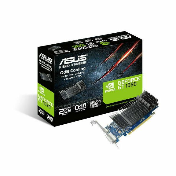 SCHEDA VIDEO ASUS NVIDIA GT1030 2GB GDDR5 LOW PROFILE GT1030-SL-2G-BRK