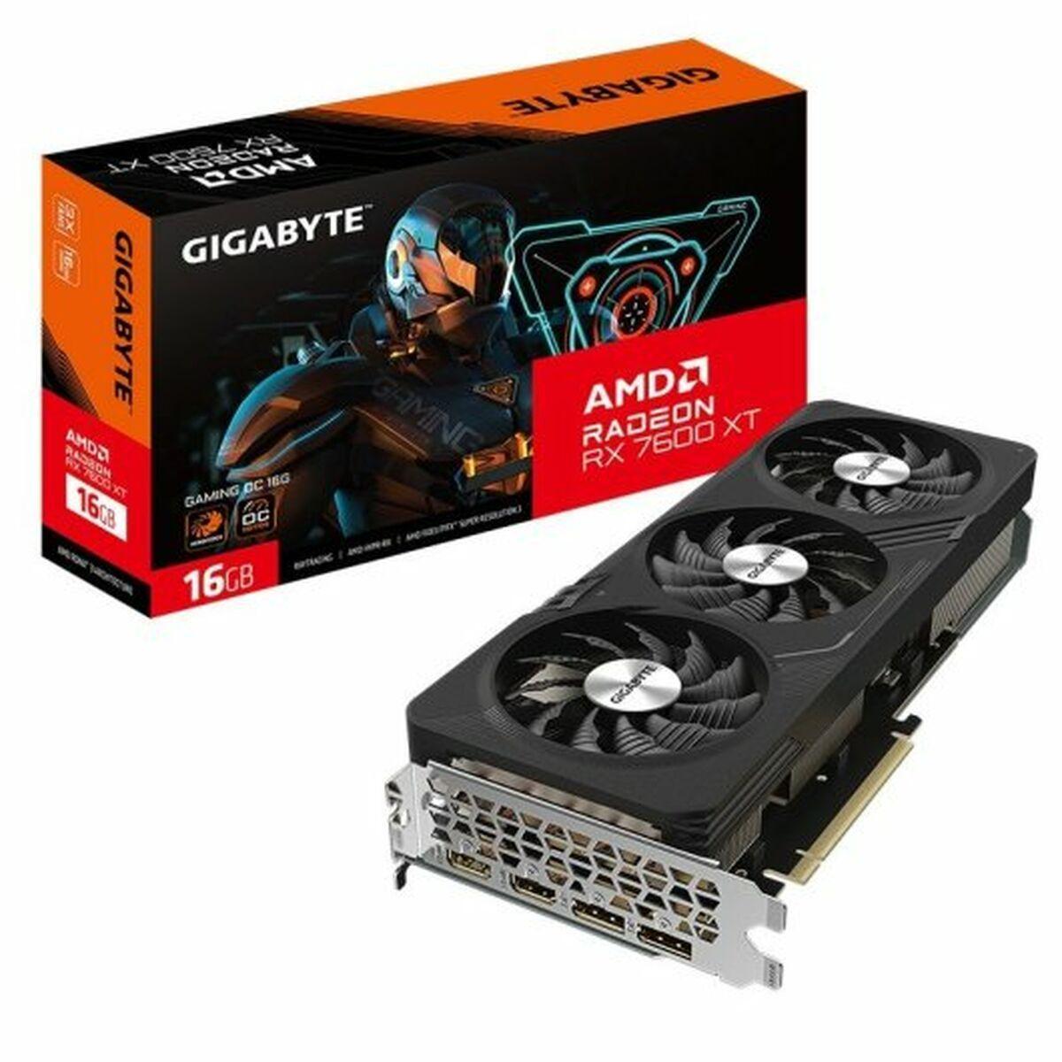 Gigabyte GAMING Radeon RX 7600 XT OC AMD 16 GB GDDR6 (GPU AMD RX7600 XT Gaming O