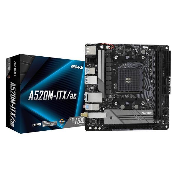 Asrock A520M-Itx/ac Amd A520 Socket Am4 Mini Itx (asrock A520M-Itx/ac, Amd A520,