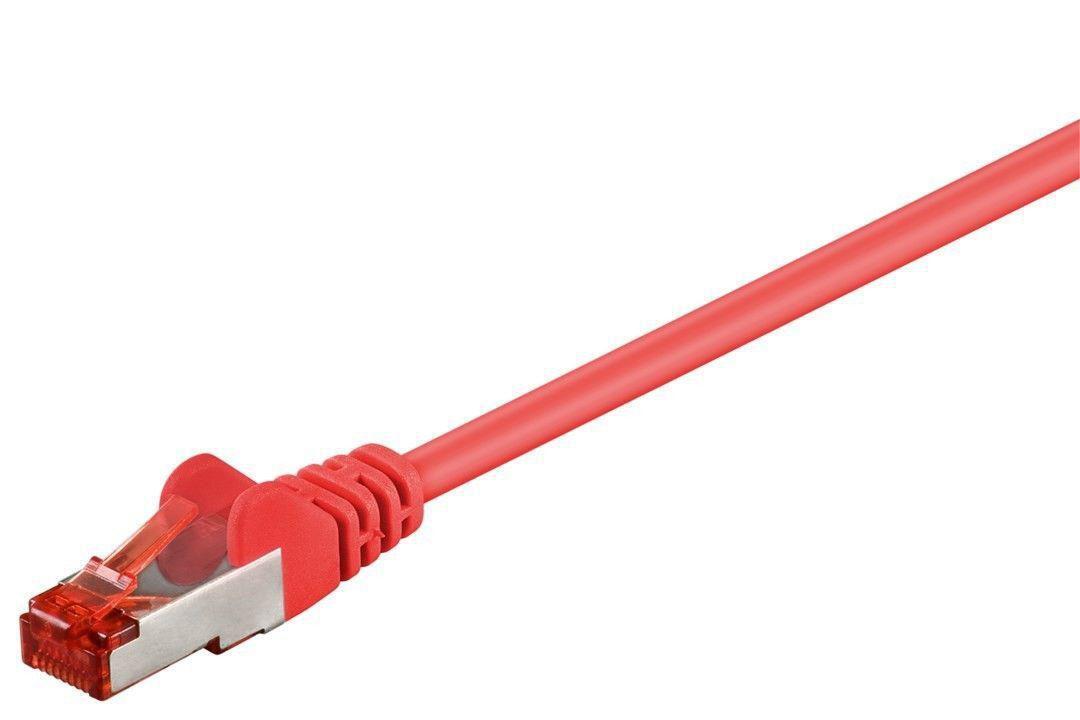 SSTP CAT6 50M Rosso LSZH