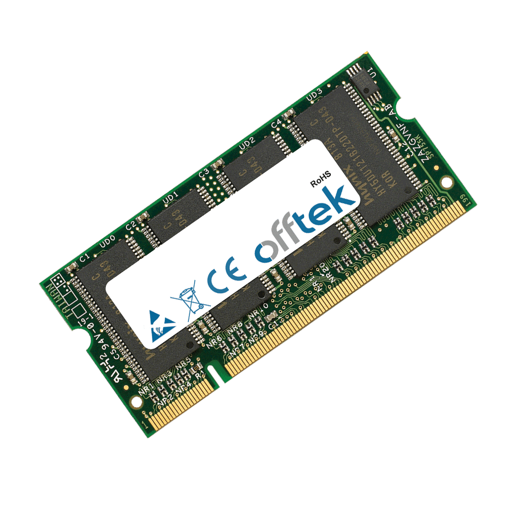 512MB Memoria RAM VPR Matrix Matrix Series Notebooks (PC2700) Memoria Laptop