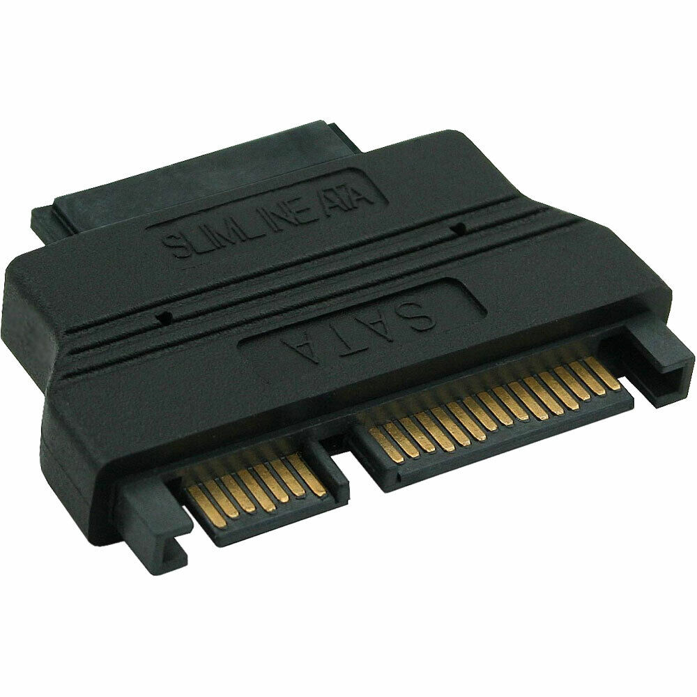 INL InLine® Adattatore Slimline SATA 13pin (7+6) maschio a SATA 22pin (7+15) fe