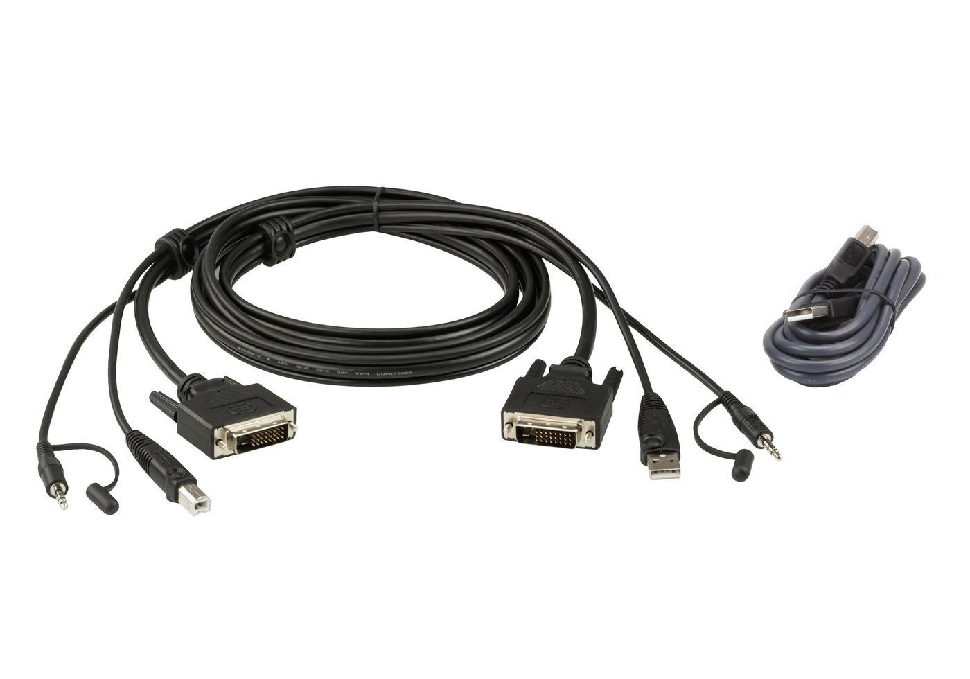 ATEN Kit cavo KVM di sicurezza USB DVI-D Dual Link da 3 M