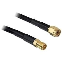 Delock Cavo antenna Spina RP-SMA  Jack RP-SMA CFD/RF200 10 m a bassa perdita