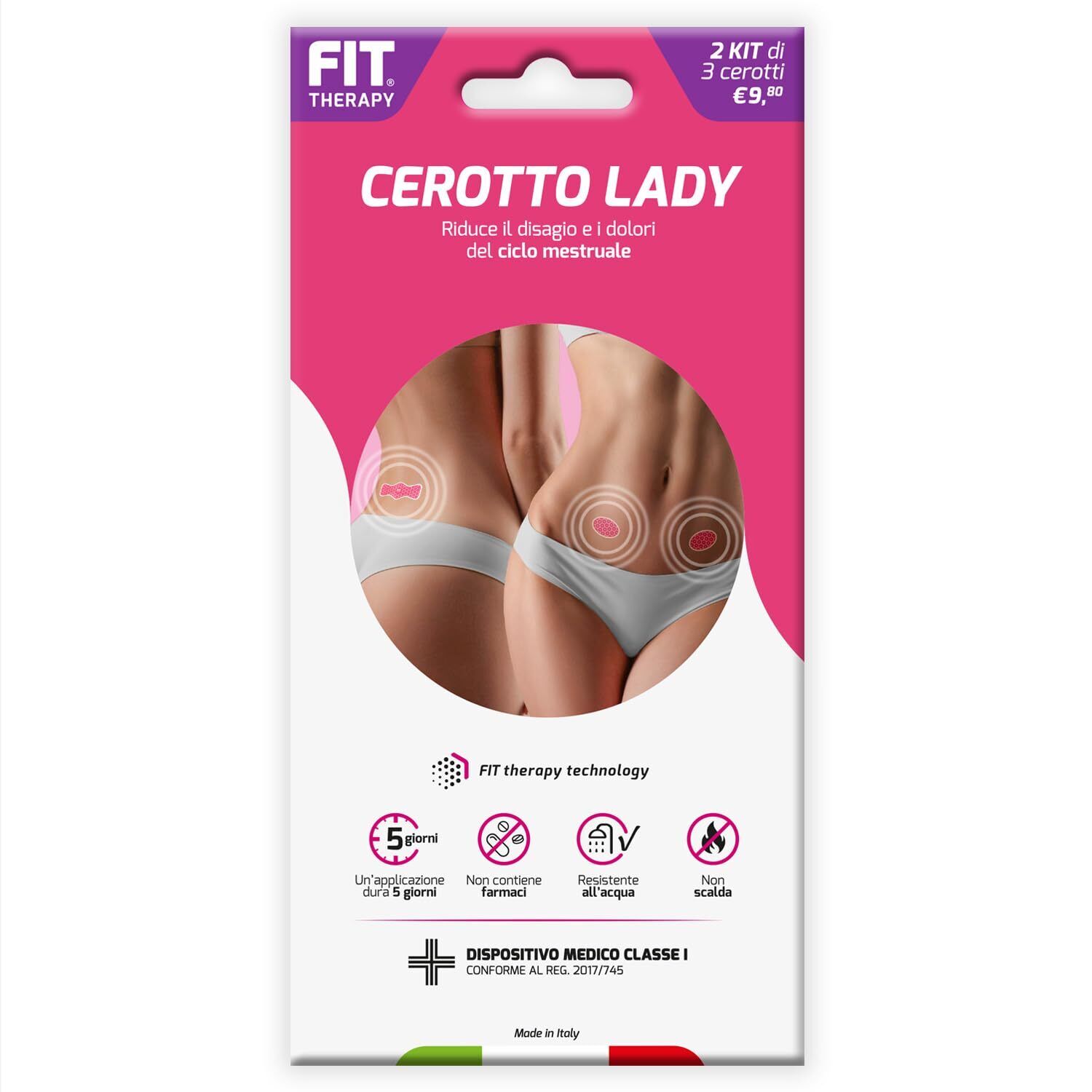 FIT THERAPY | Cerotti contro i Dolori Mestruali | Dispositivo Medico per (x0X)