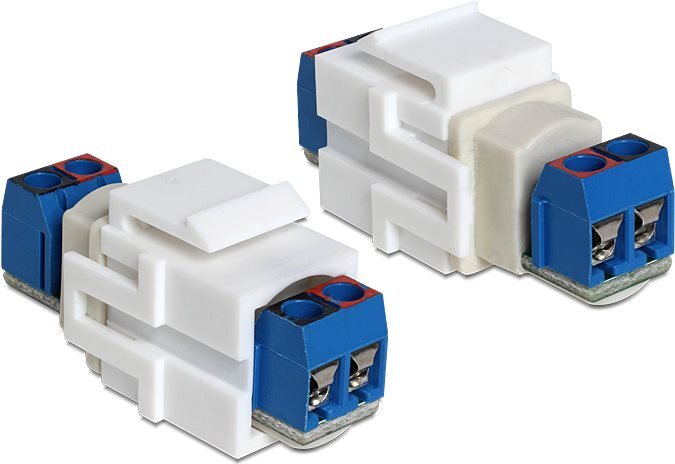 Anschlsse 1 x 2 Pin Terminalblock  1 x 2 Pin Terminalblock  Fr Massiv- und Litze