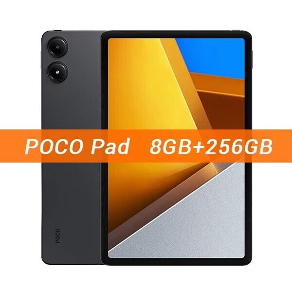 Xiaomi POCO Pad 8+256GB WIFI Tablet 12.1" Snapdragon 7s Gen 2 10000mAh 33W sigil