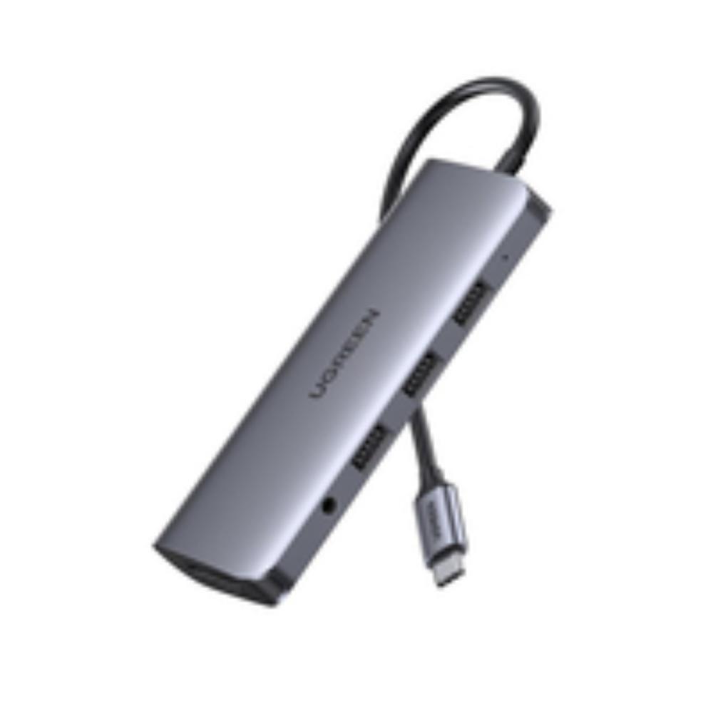 UGREEN Adattatore USB Type-C, 10 in 1, HDMI, VGA, Ethern., SD/TF, PD 100W, 3xUSB