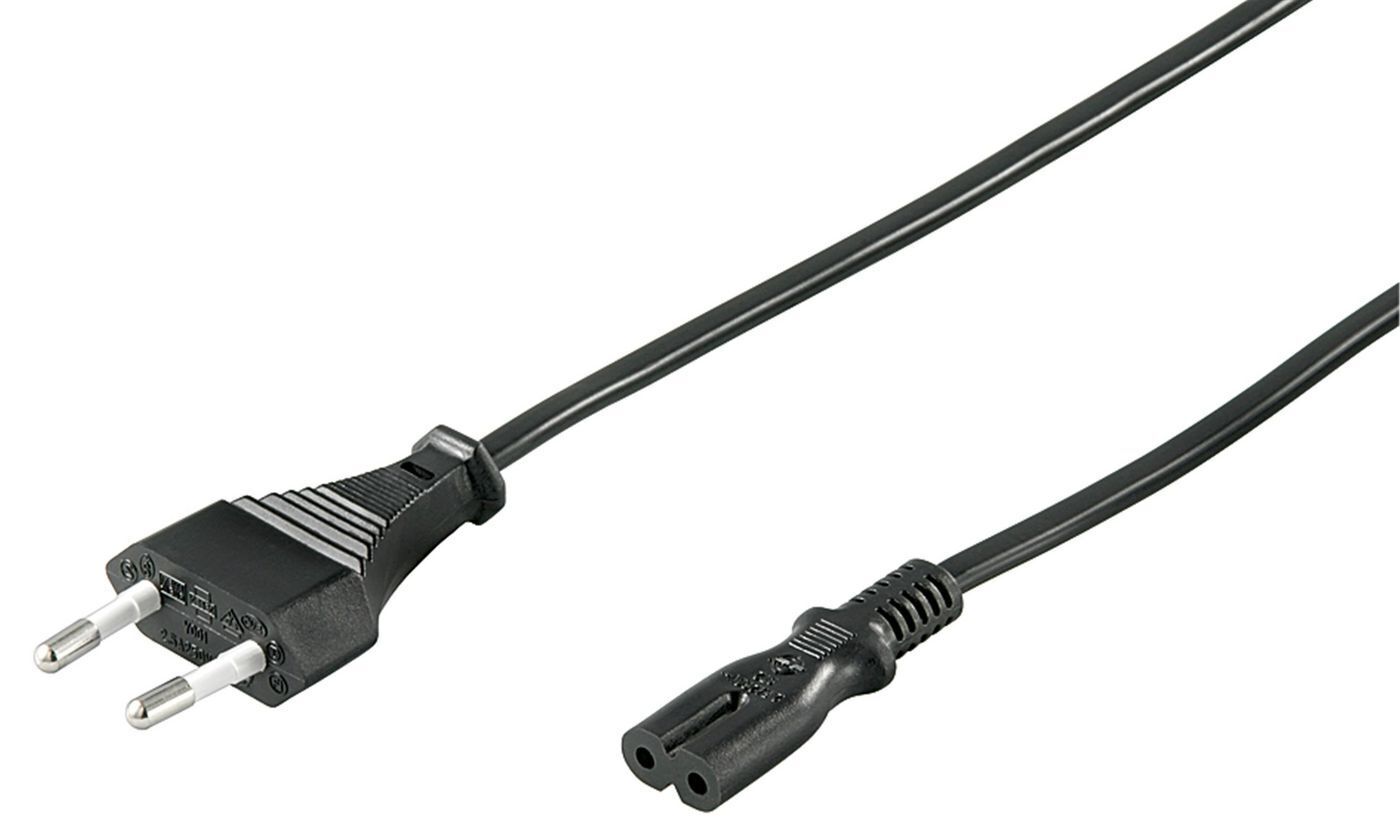 MicroConnect Power Cord Notebook 1.5m Black  Black, 2.5A, 250V
