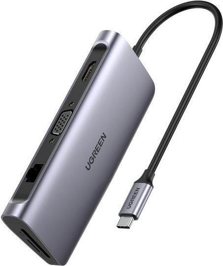 Hub di interfaccia Ugreen 40873 USB 3.2 Gen 1 (3.1 Gen 1) Type-C 5000 Mbit/s Met