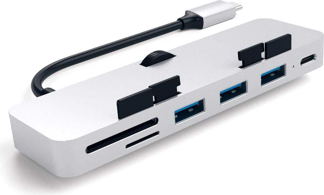 Satechi Multiporta 3 x USB 3.0 + 1 x Type-c + Card reader SD/MicroSD ST-TCIMHS