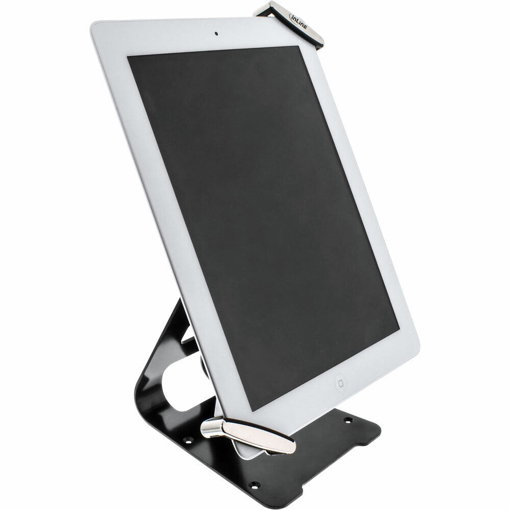 INL InLine® Supporto Tablet 7 -10.1  Stand antitaccheggio, lucchetto a chiave,