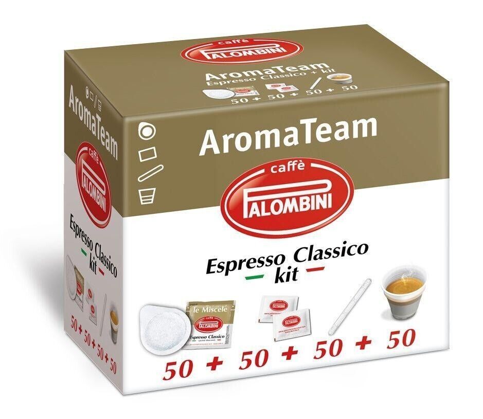 PALOMBINI KIT ESPRESSO CLASSICO AROMA TEAM