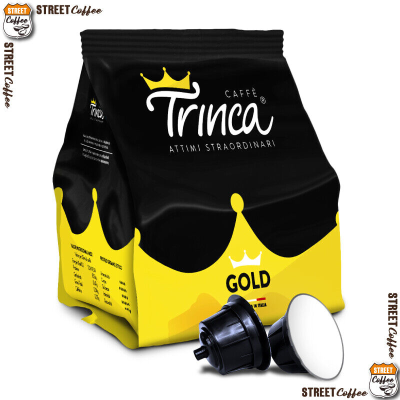 500 Capsule Cialde Caffe TRINCA compatibili Nescafe Dolce Gusto Gold Intenso