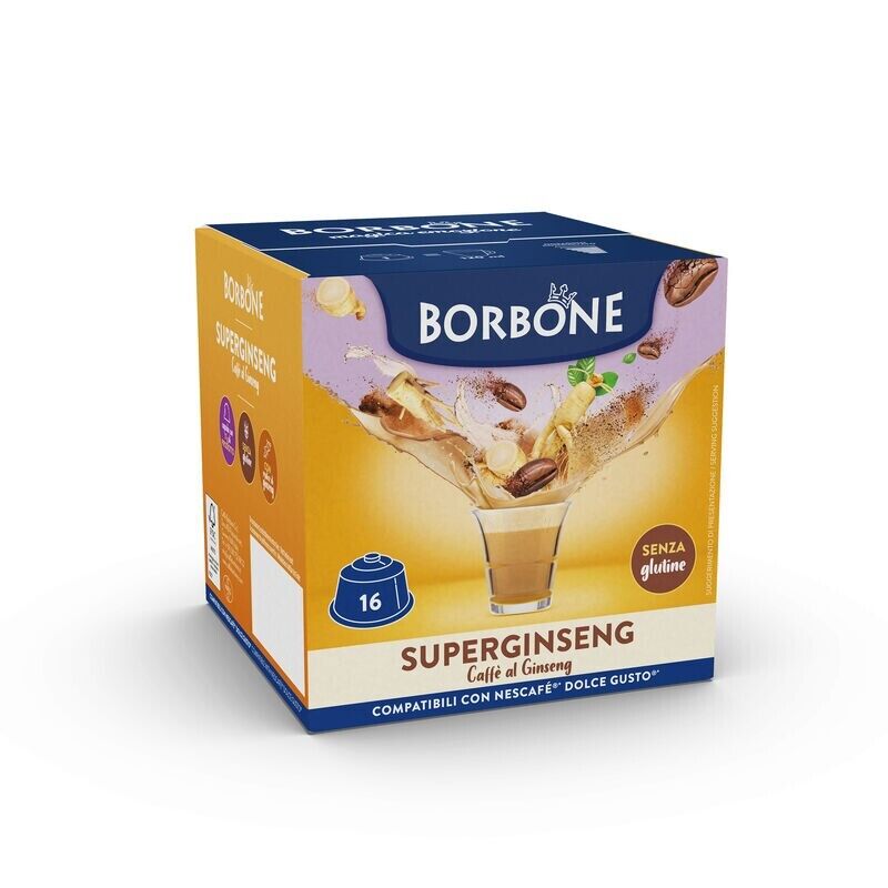 32 CAPSULE  CAFFE BORBONE COMPATIBILI NESCAFÈ DOLCE GUSTO GUSTO GINSENG