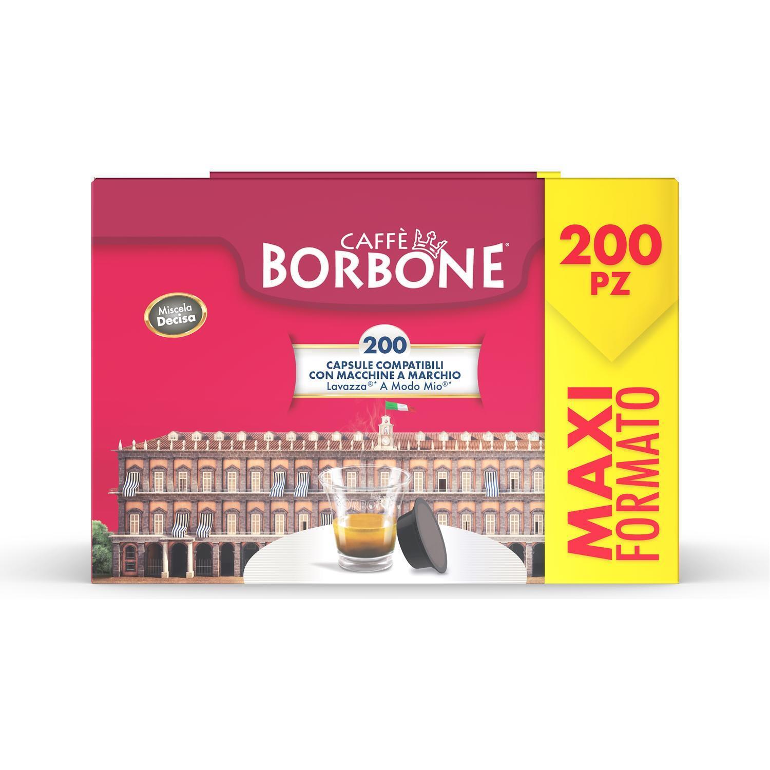 Capsule Caffe Borbone A Modo Mio Decisa 200pz - Compatibili Lavazza A Modo Mio
