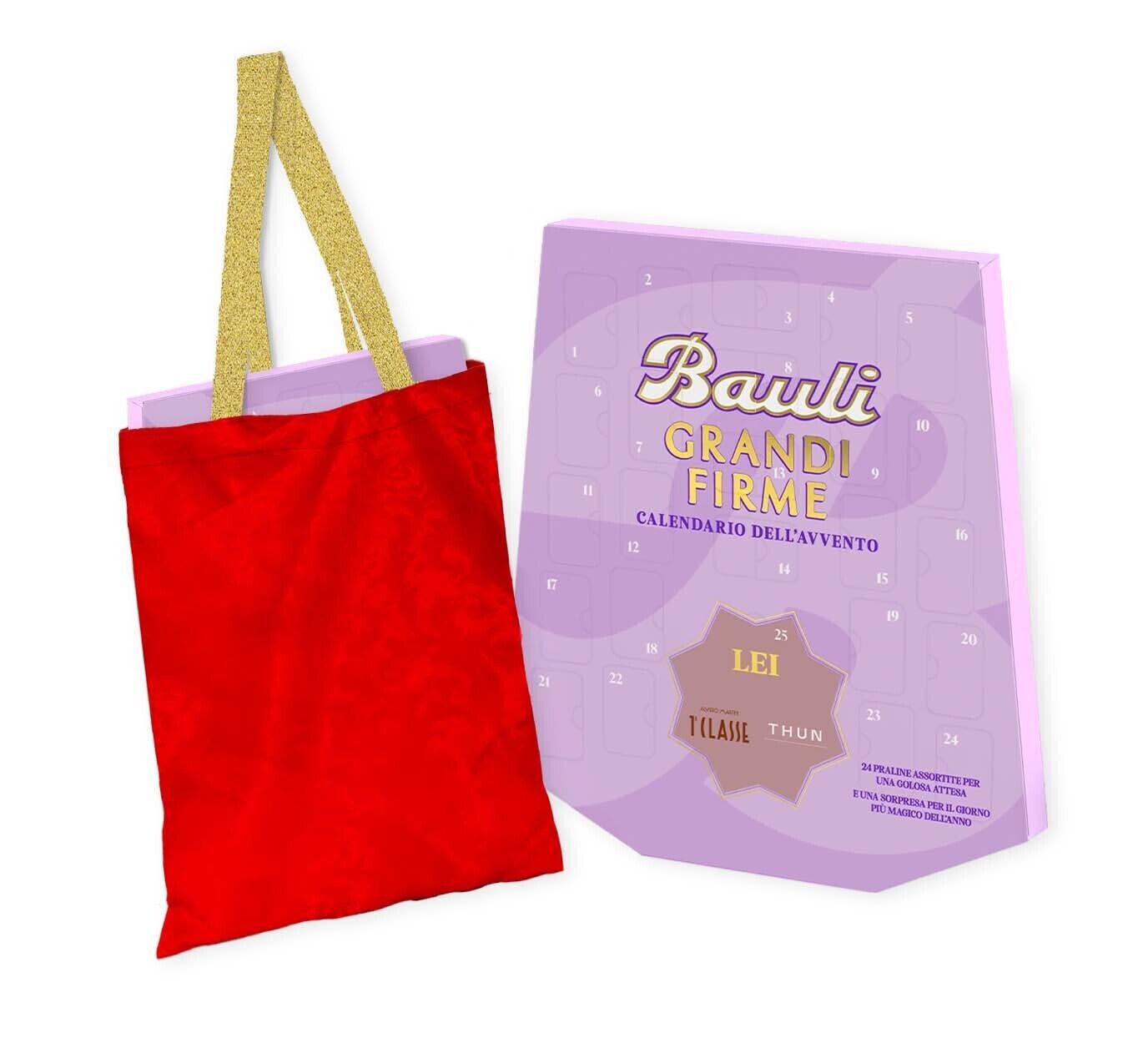 Bauli Grandi Firme LEI Calendario Avvento Cioccolatini Sorpresa + BAG ROSSA 175g