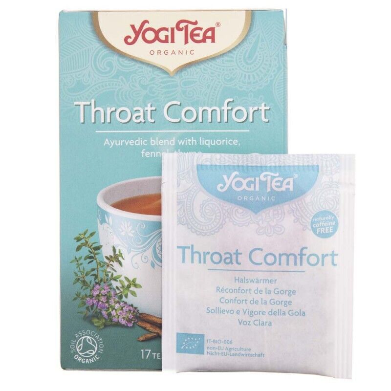 Yogi Tea Throat Comfort Tea, 17 bustine
