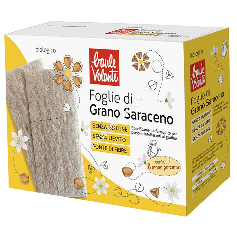 Foglie di Grano Saraceno Bio 120g - Senza Glutine Baule Volante
