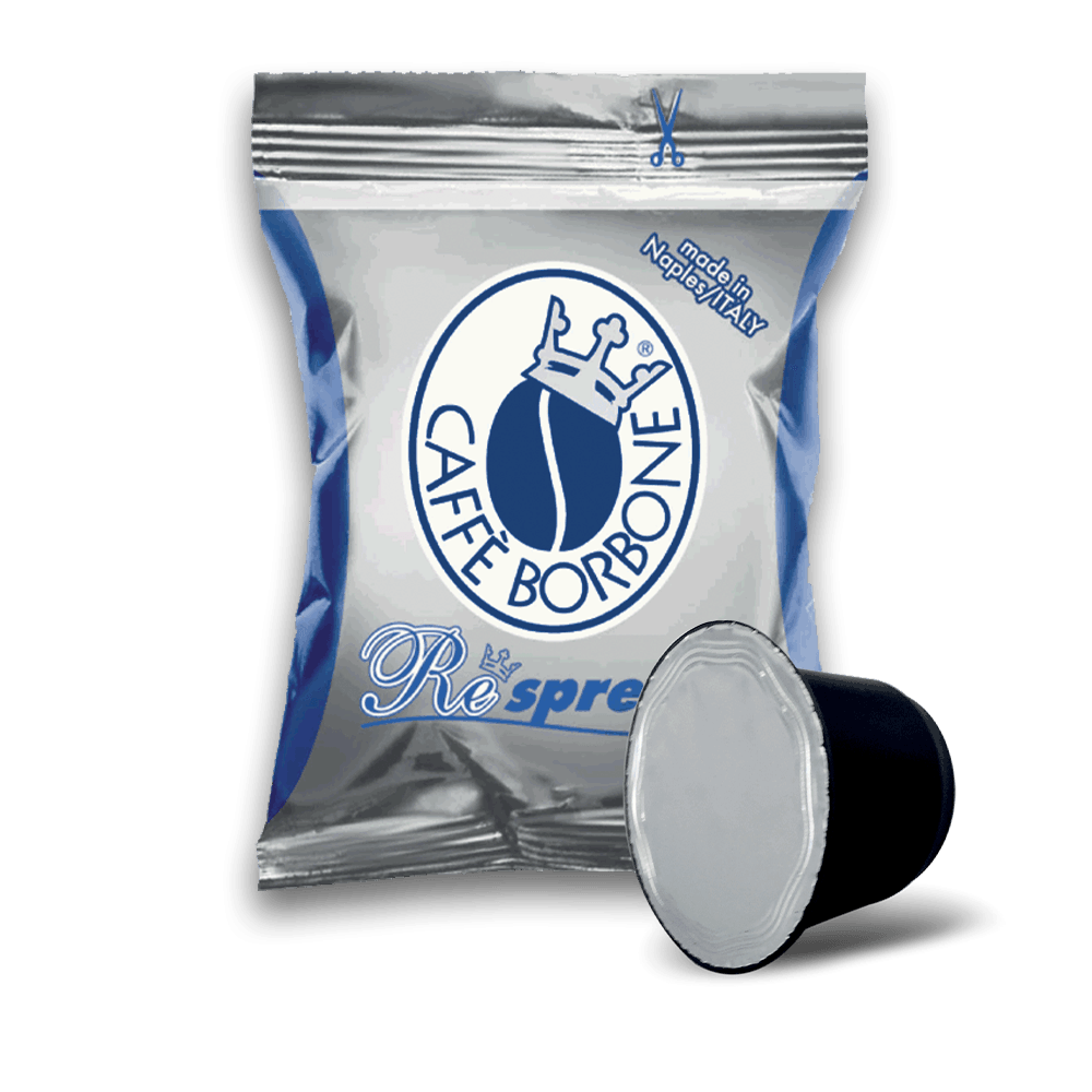 50 Capsule Respresso Caffè Borbone miscela BLU compatibili Nespresso