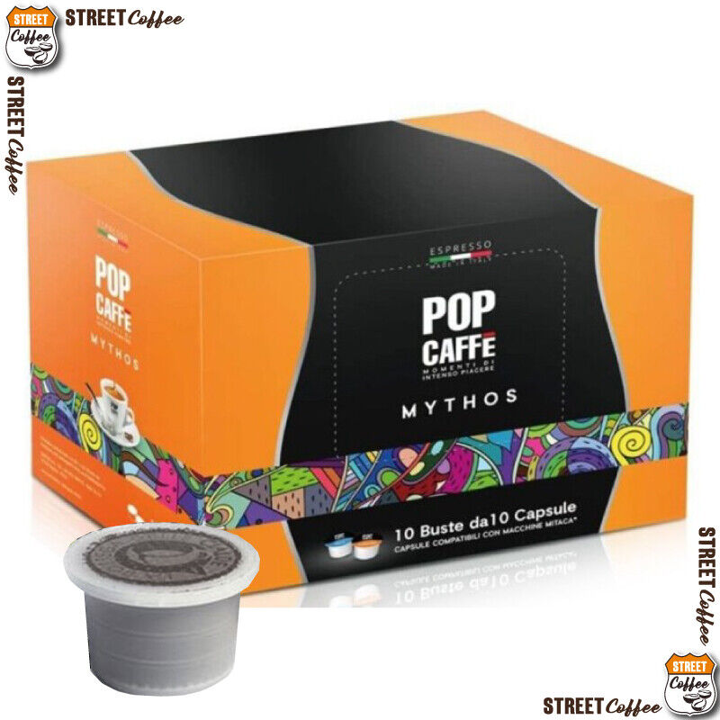 576 Capsule Caffè Pop Mythos Miscela Cremoso Compatibili Mitaca MPS no 600